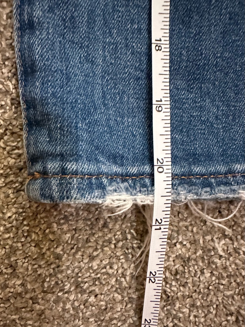Madewell Wide Leg Crop Jeans Blue Denim High Rise Culottes Women’s Sz 27 Preppy - Picture 10 of 10